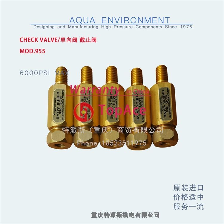 Ϻ㽭؅^AQUAyCHECK VALVE MOD.955F؛